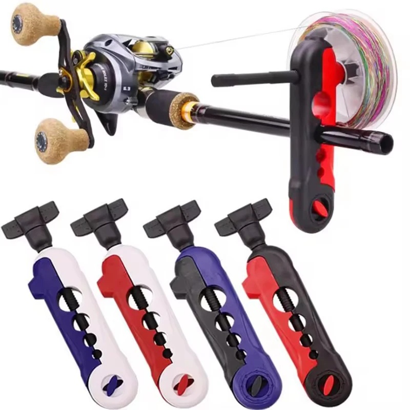 Fishing Line Spool - ポータブルユニバーサル釣り糸スプーラー、さまざまなサイズに対応、調整可能、ロッドボビンリールワインダーボード、スプールラインラッパー